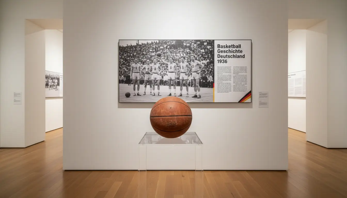 Historische Ausstellung zur Geschichte des deutschen Basketballs seit 1936